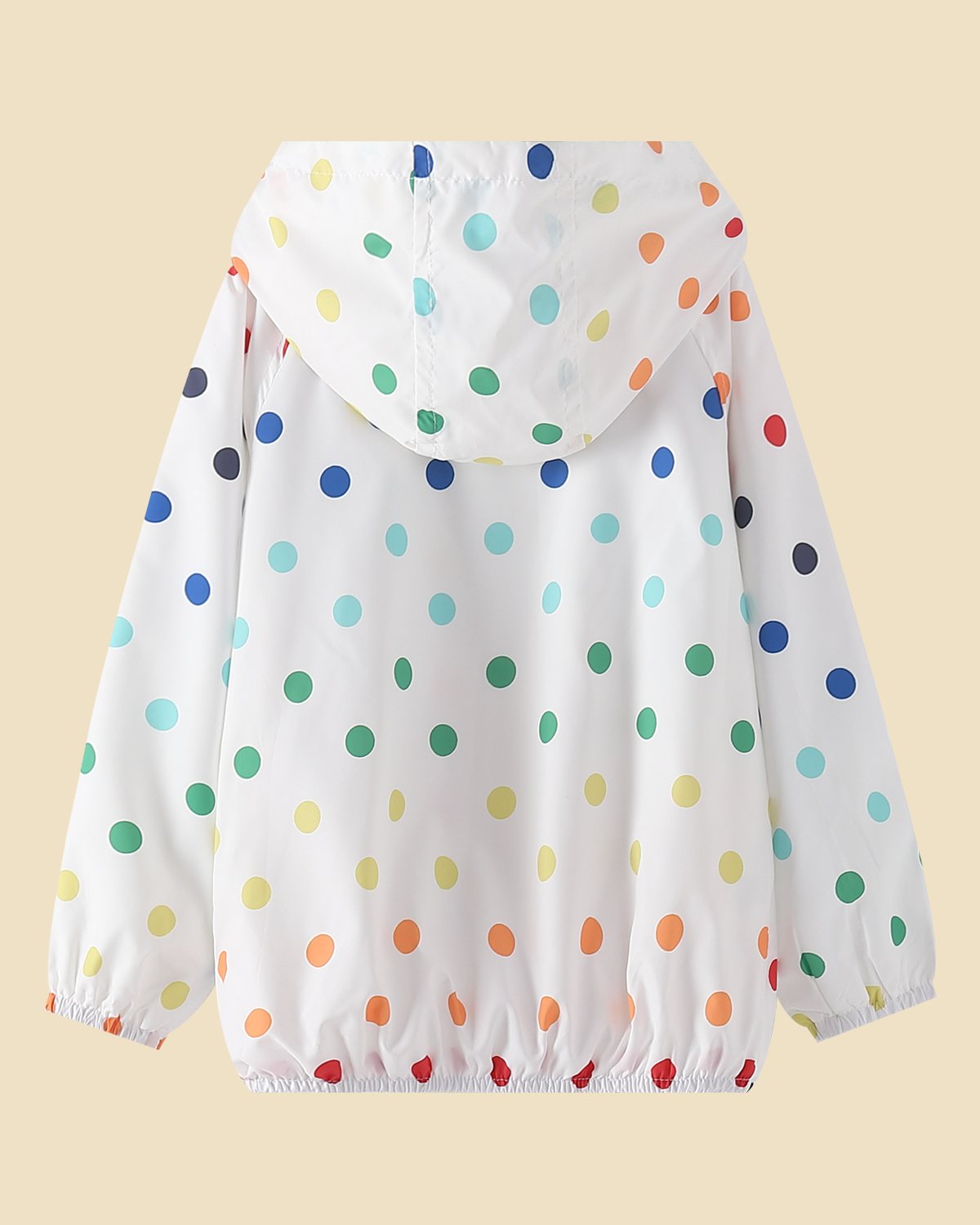 Lightweight Dot Print Jacket White