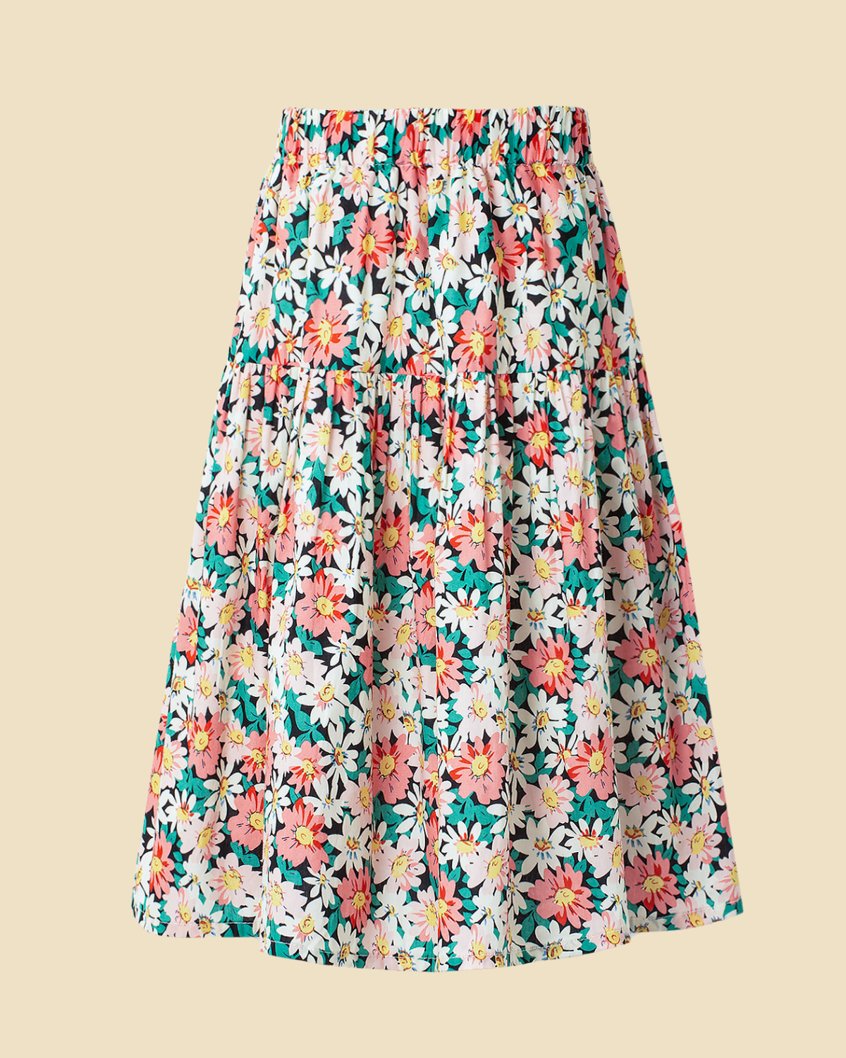 Girls Daisy Midi Skirt