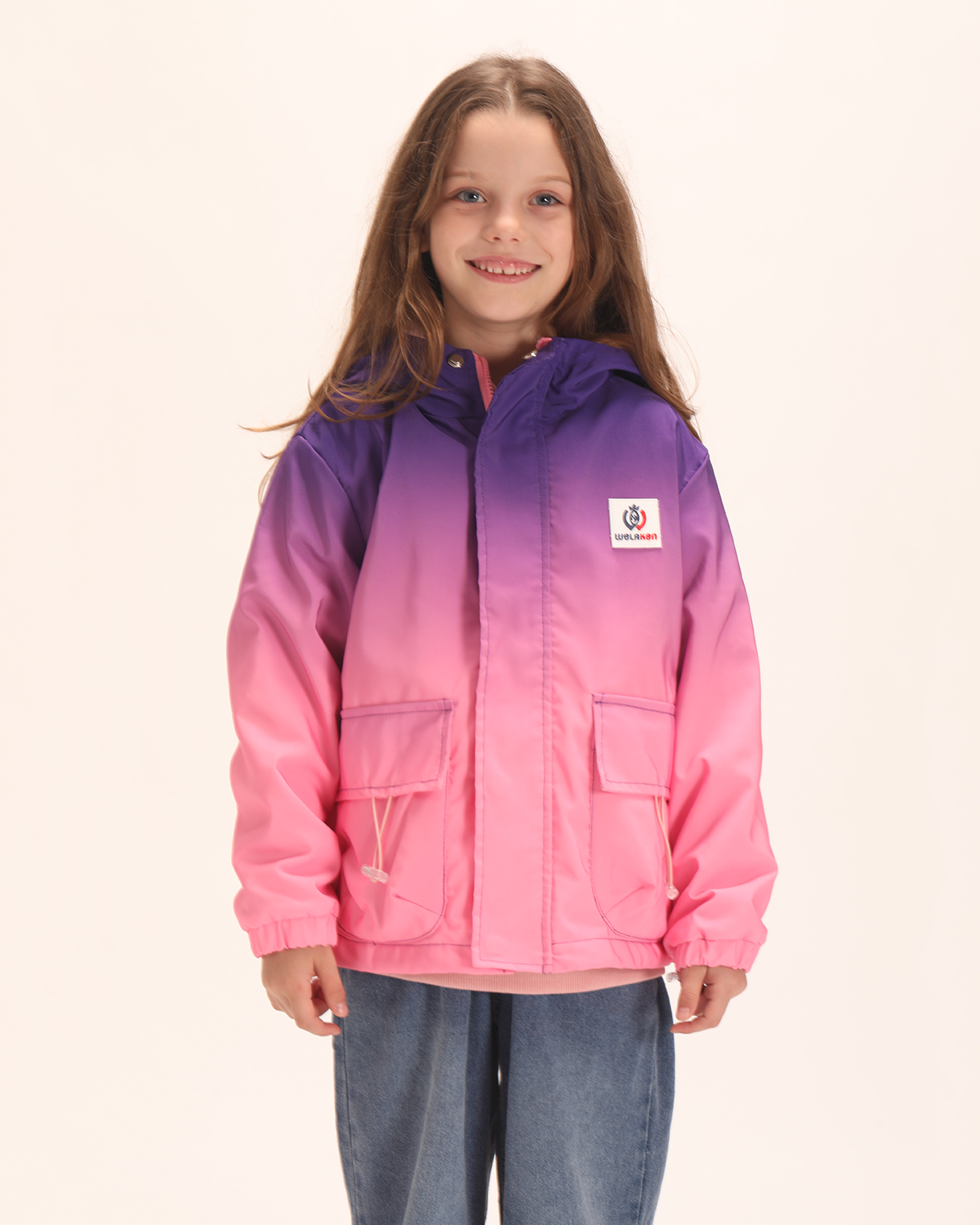 Girls' Gradient Fleece Jacket
