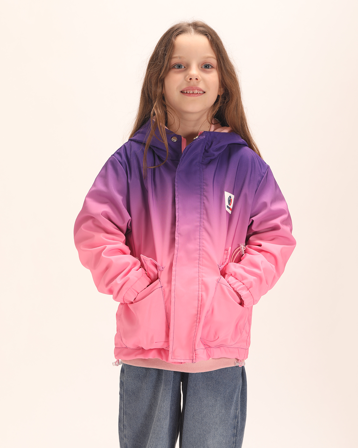 Girls' Gradient Fleece Jacket
