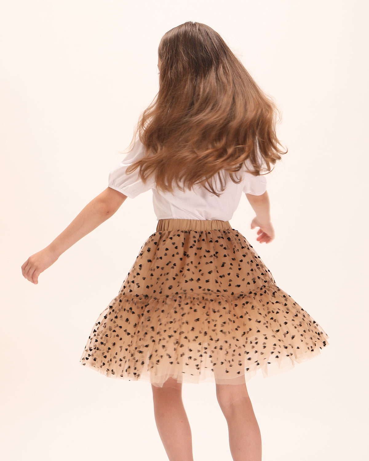 Polka Dot Princess: Girls' Puffy Tulle Skirt