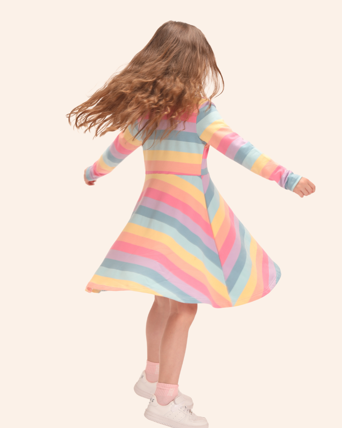 Unicorn Rainbow Striped Dress for Girls: A Magical Journey