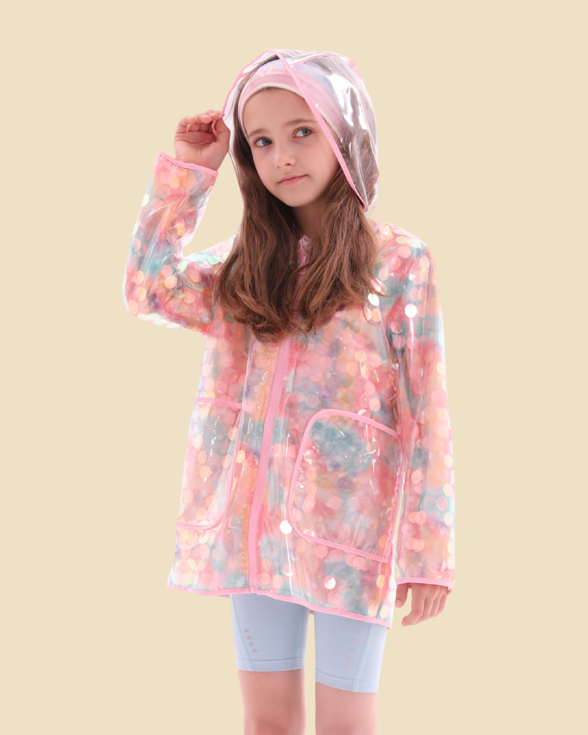 Sparkle Sequin Rain Jacket