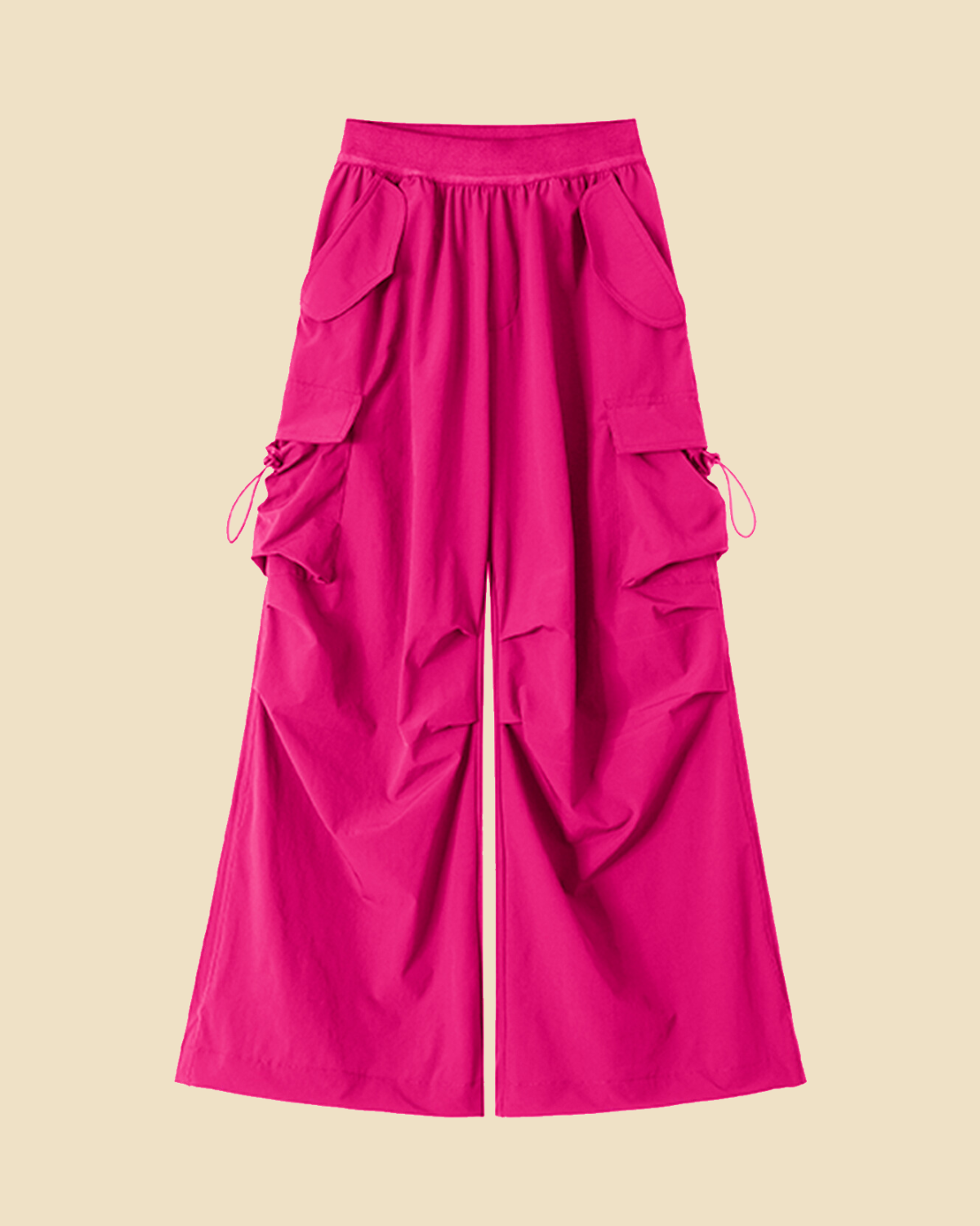 Girls' Lightweight Cargo Parachute Pants