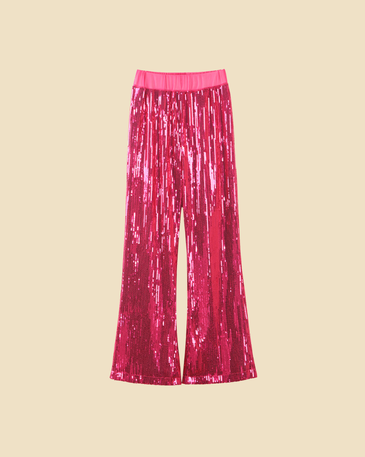 Sequin Flare Pants
