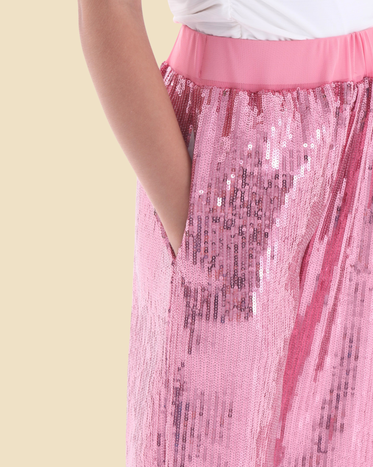 Sequin Flare Pants