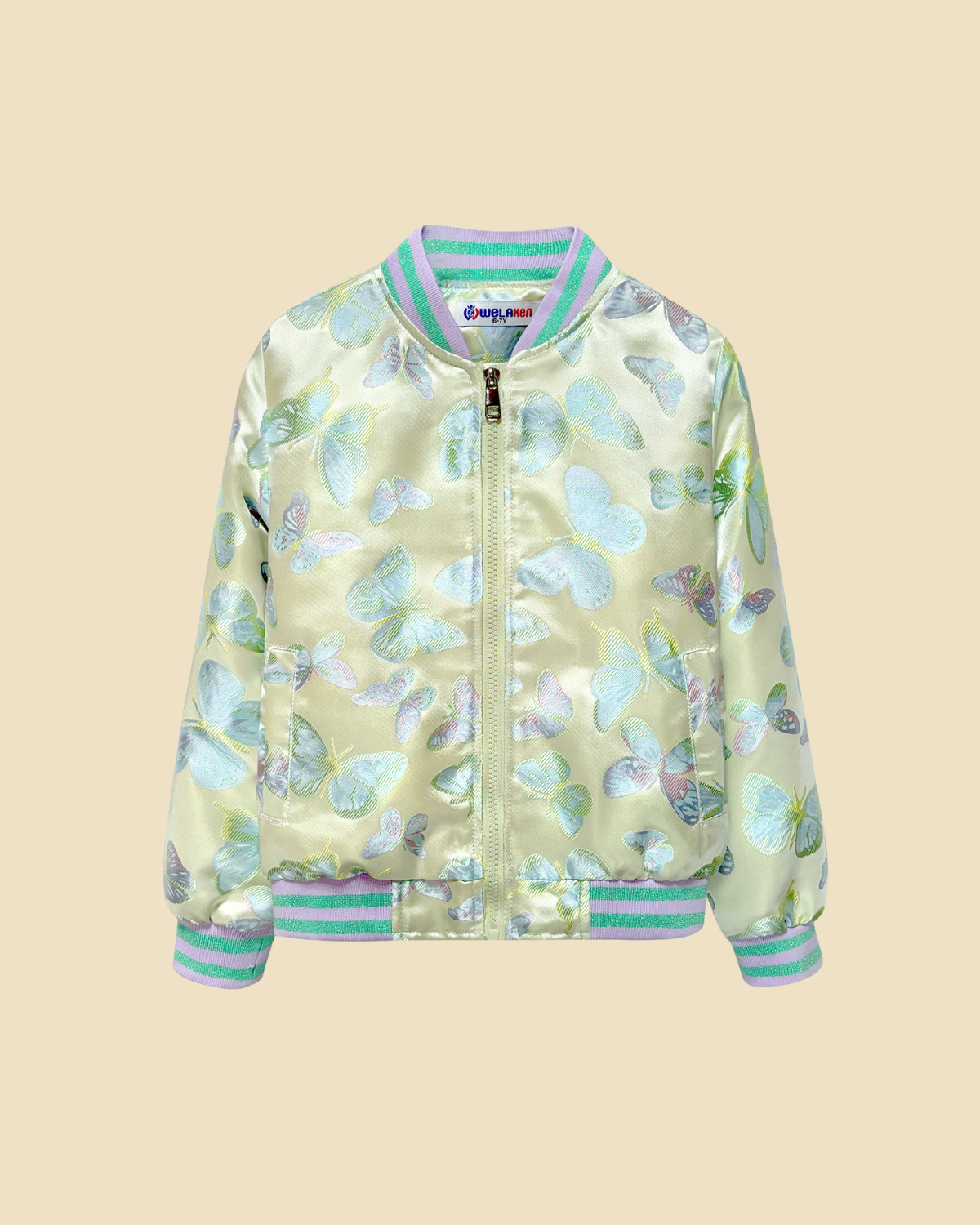 Lightweight Printed Bomber Jacket