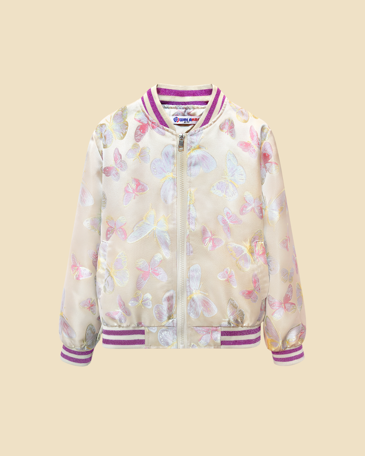 Lightweight Printed Bomber Jacket