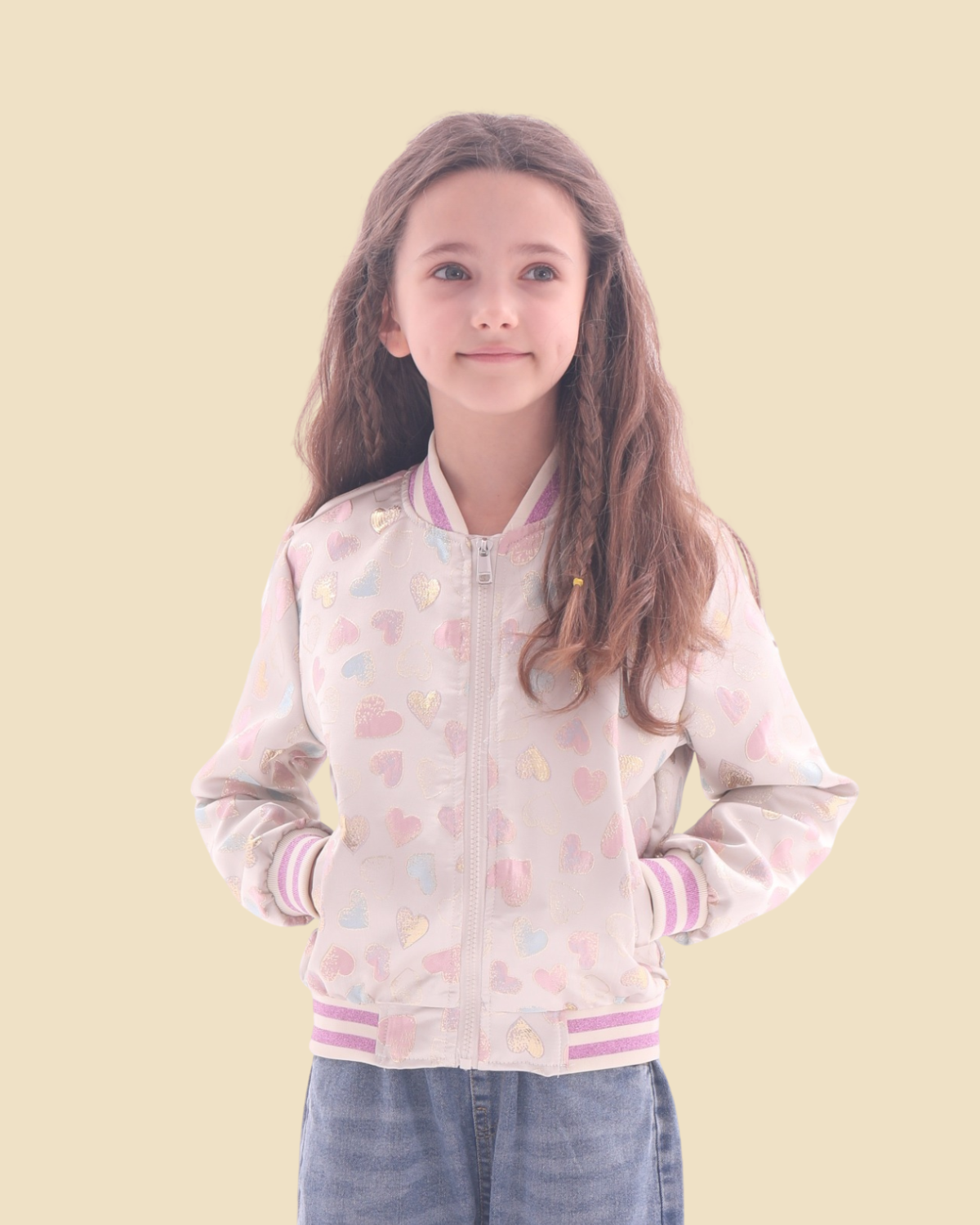 Lightweight Printed Bomber Jacket
