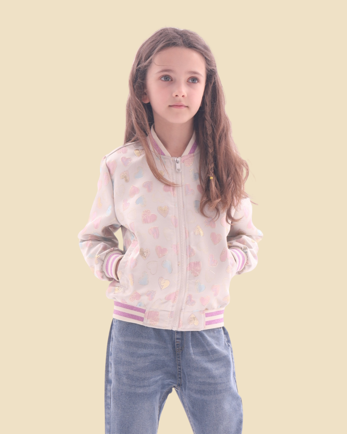 Lightweight Printed Bomber Jacket