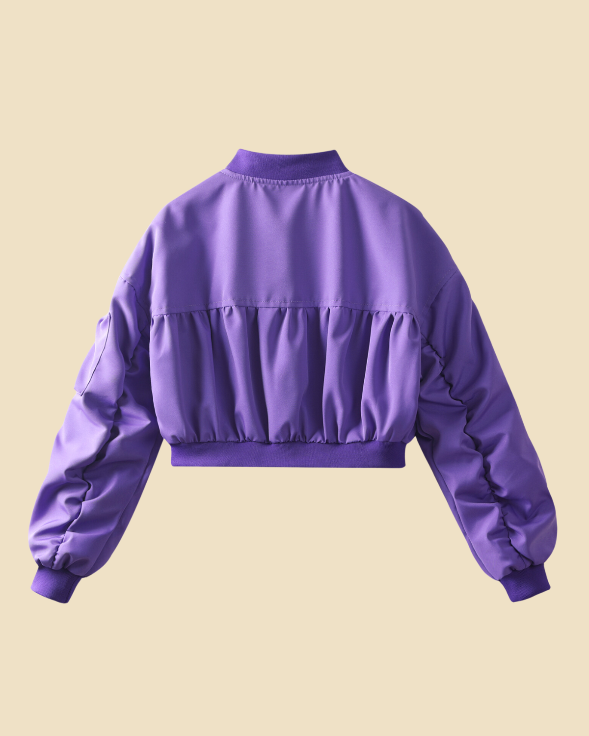Fly High: Girls' Lightweight Multi-Pocket Bomber Jacket