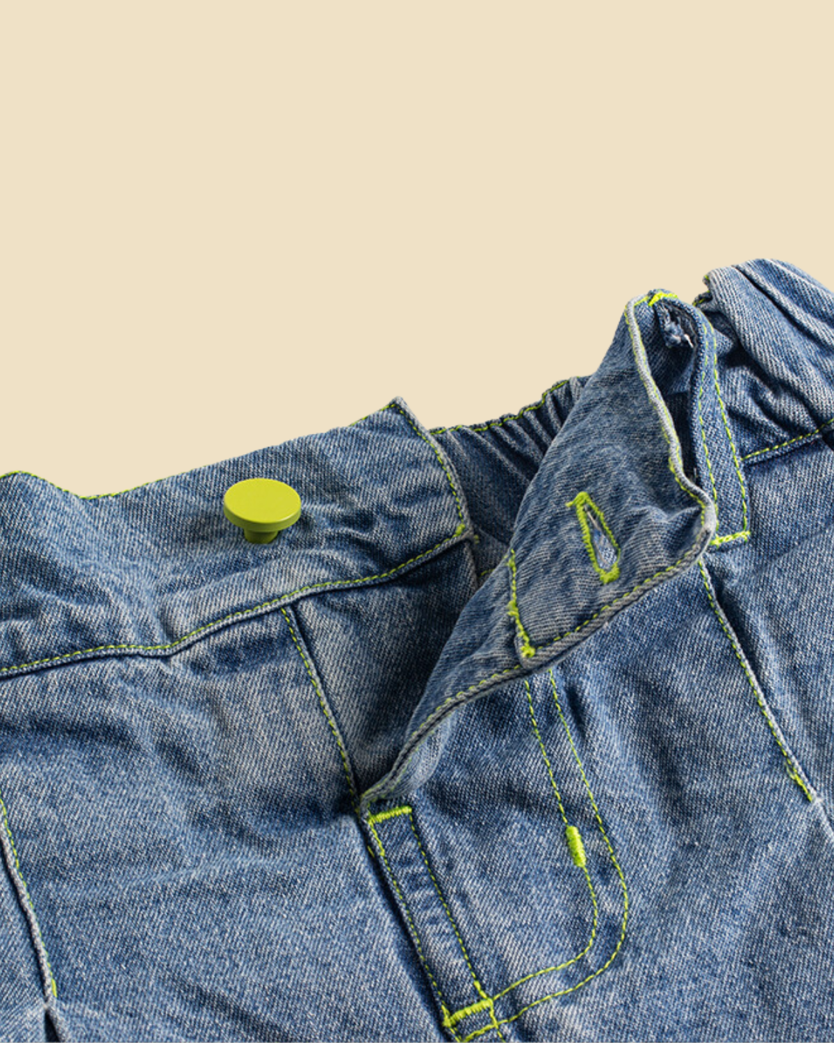 Denim Darling: Girls' Playful Denim Mini Skirt