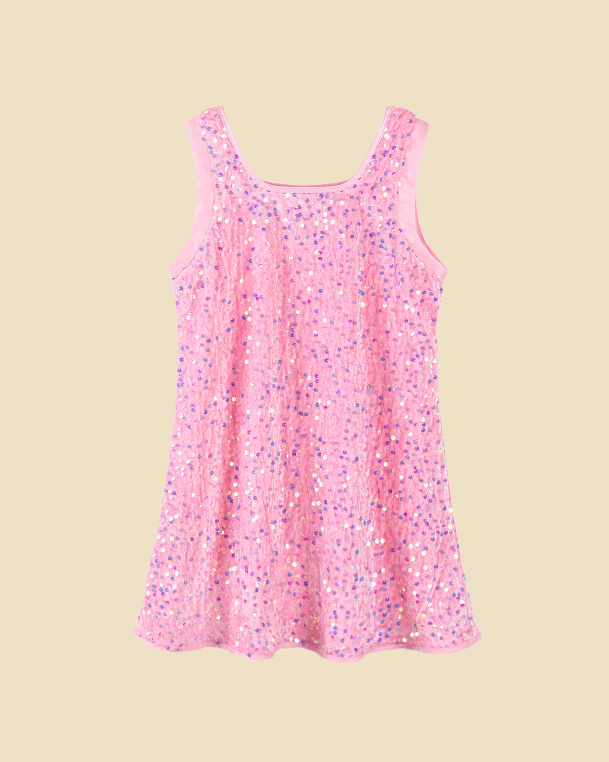 Girls Sequin Sleeveless Dress