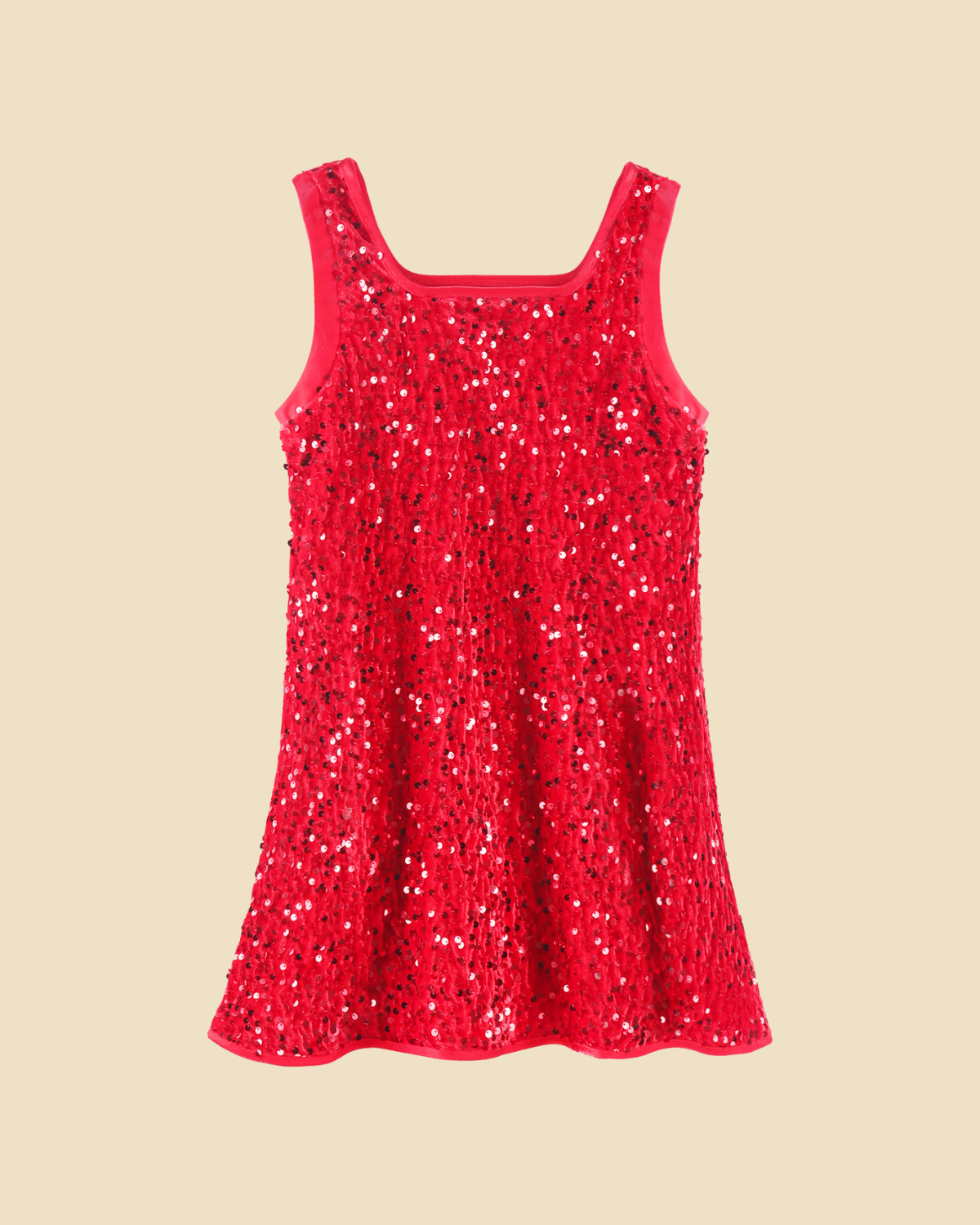 Girls Sequin Sleeveless Dress