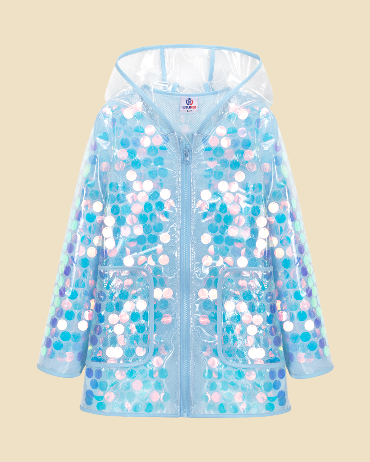 Sparkle Sequin Rain Jacket
