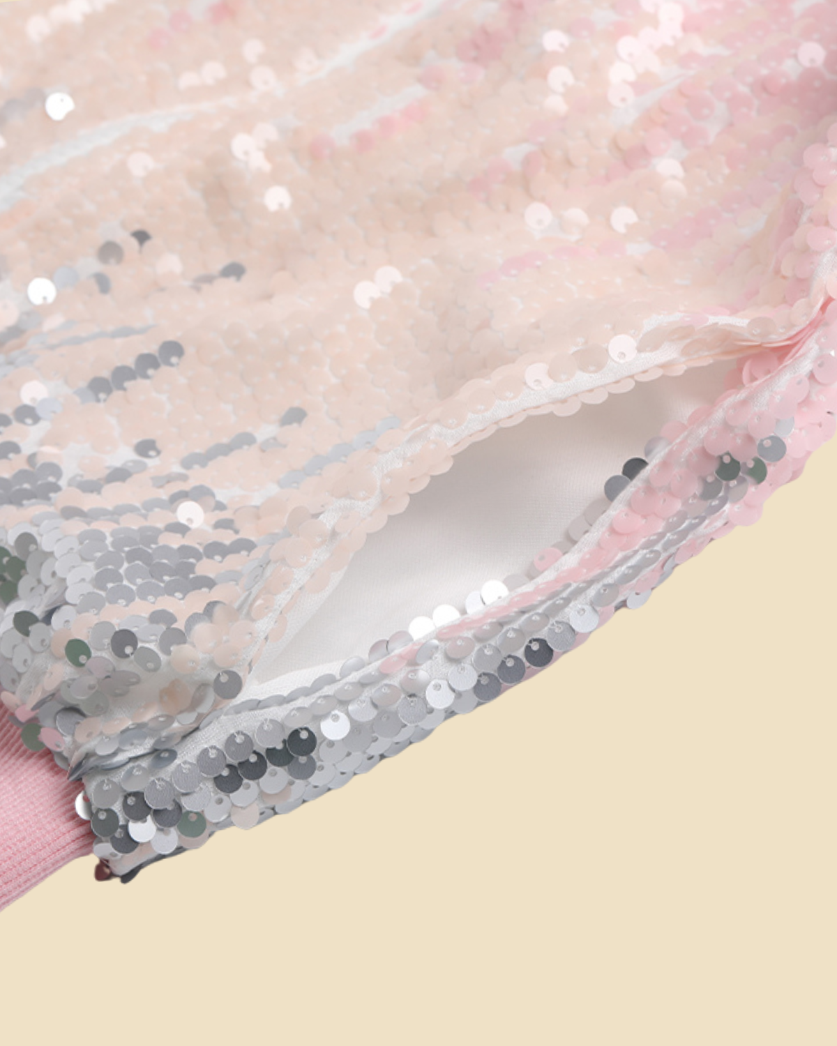 Glitter Galore: Girls' Lightweight Ombre Sequin Bomber Jacket