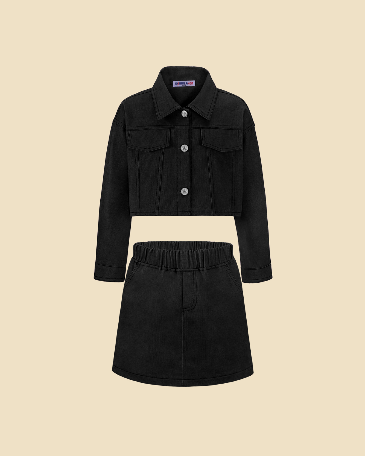 Denim Skirt Sets
