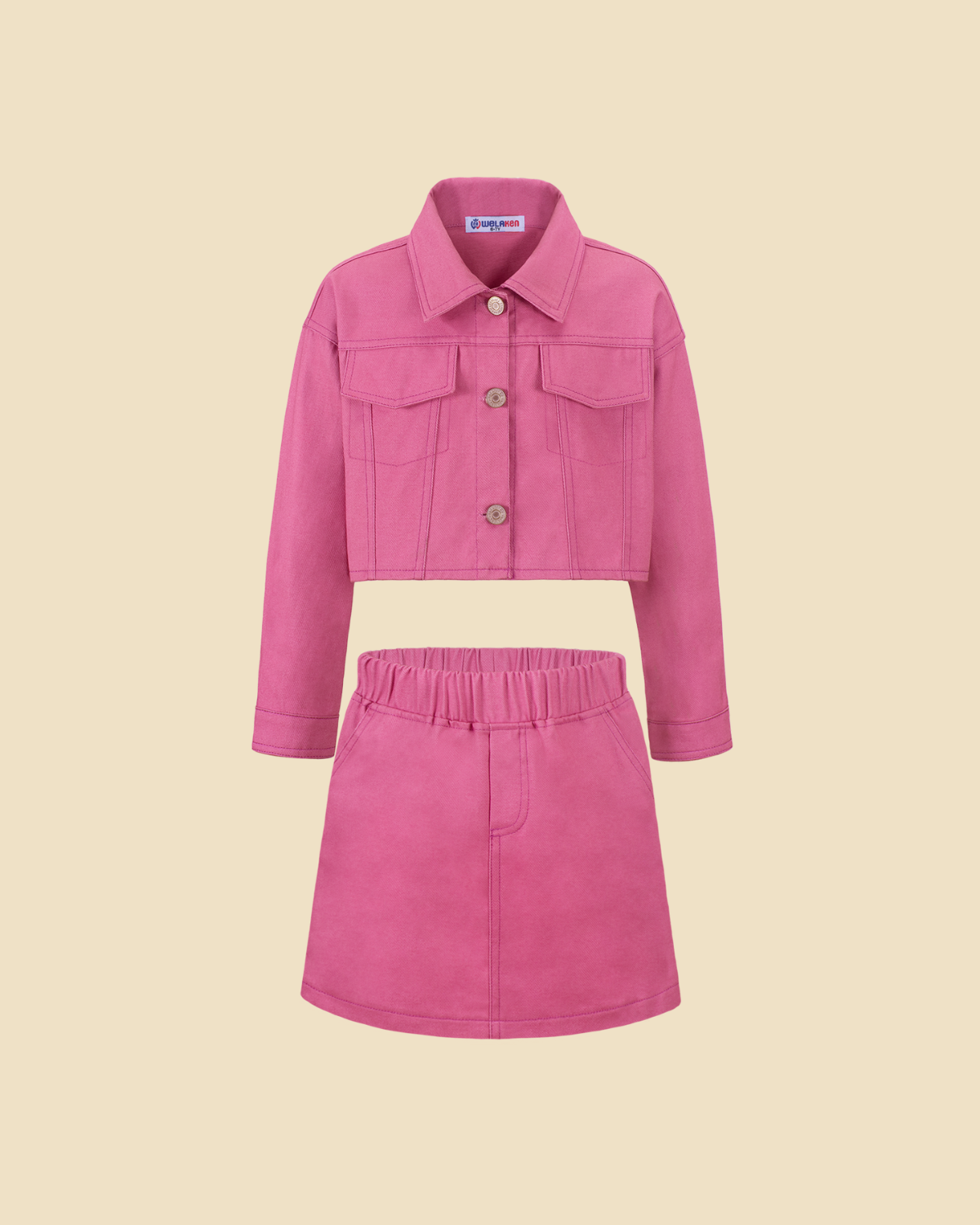 Denim Skirt Sets