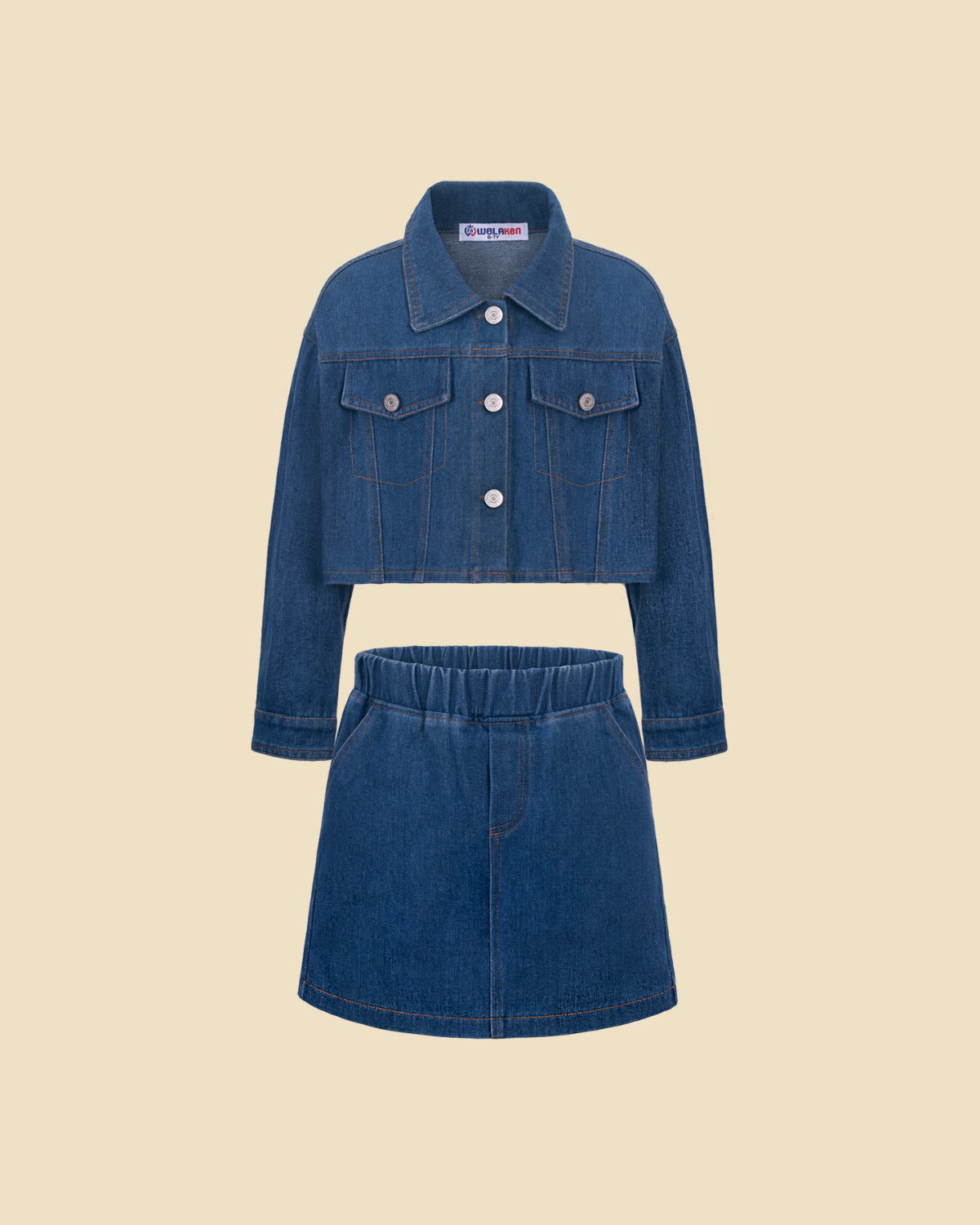Denim Skirt Sets