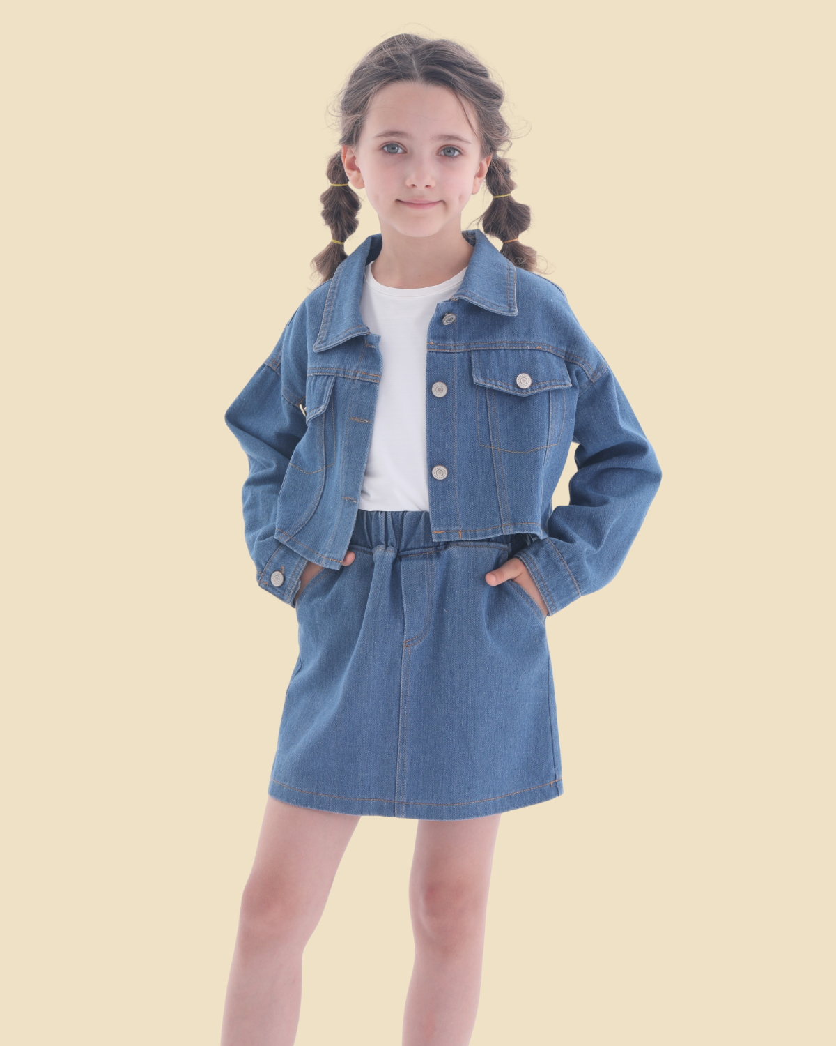 Denim Skirt Sets