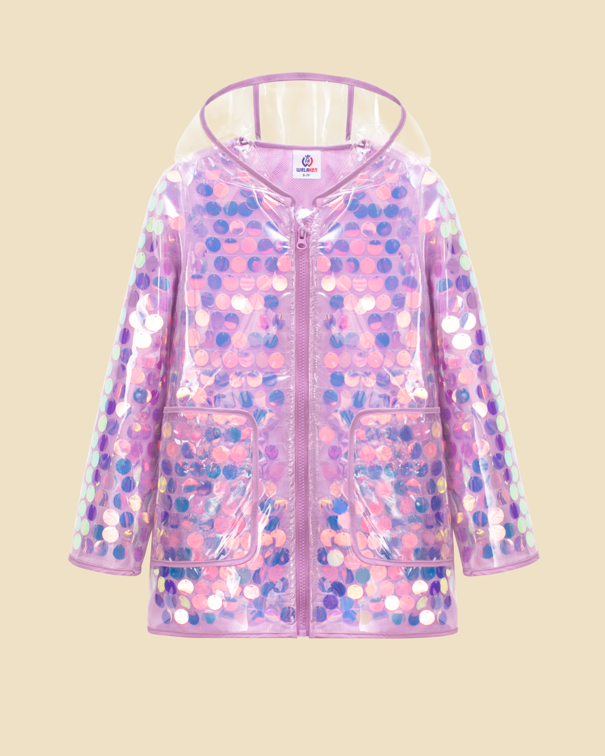 Sparkle Sequin Rain Jacket
