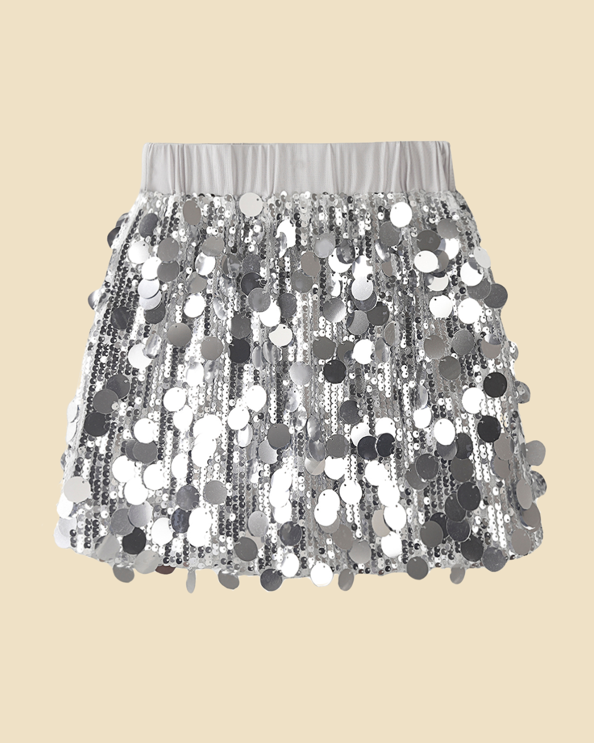Girls Sequin Mini Skirt