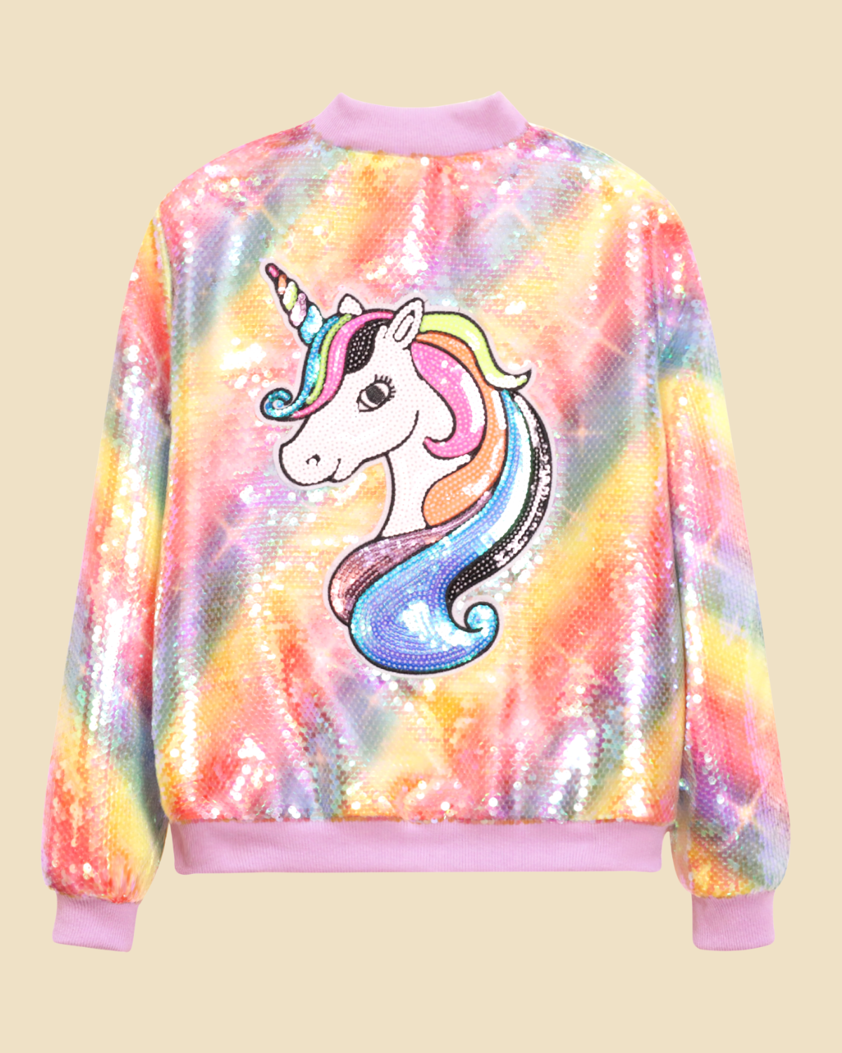 Sparkly Unicorn Sequin Jacket