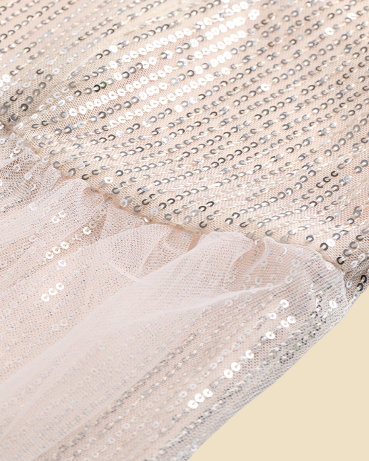 Girl Sequin Party Mesh Dress