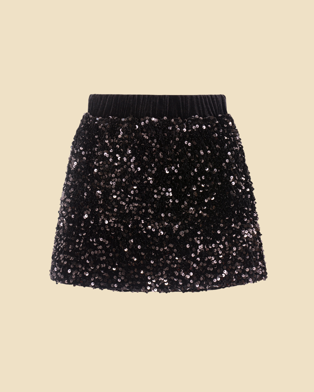 Girl's Sparkly Mini Pencil Skirts