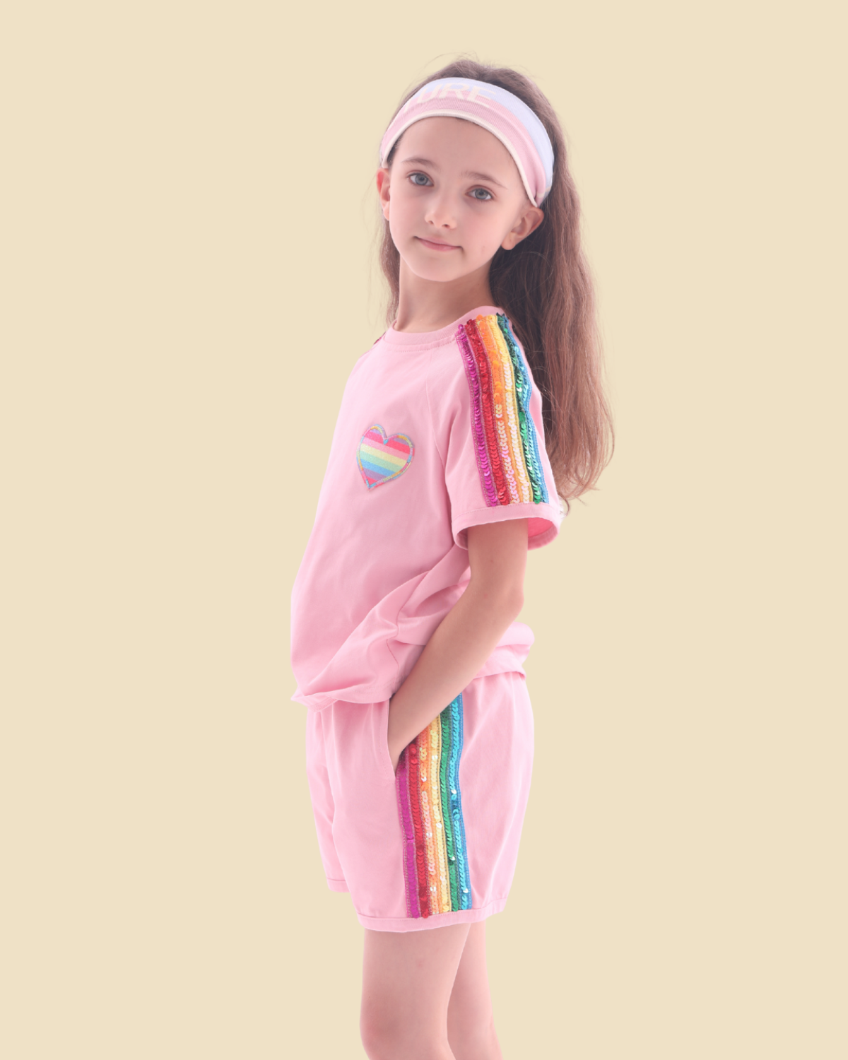 Rainbow Sequin Set