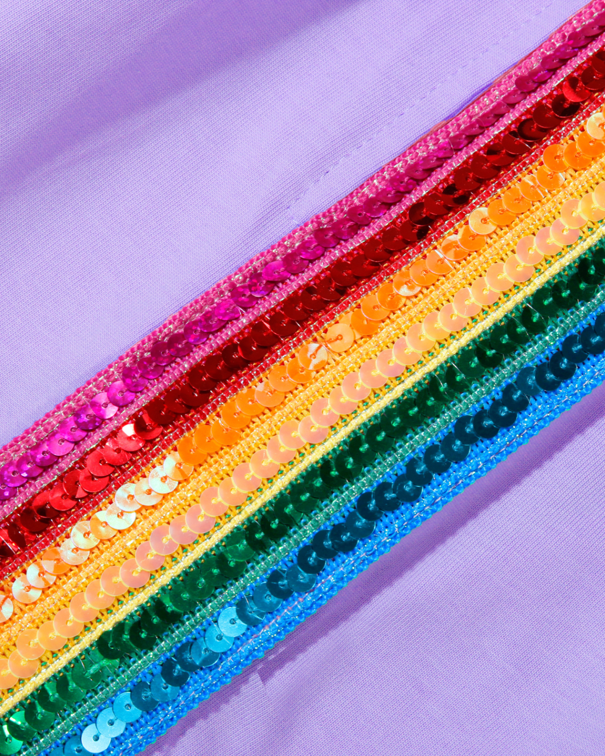 Rainbow Sequin Set