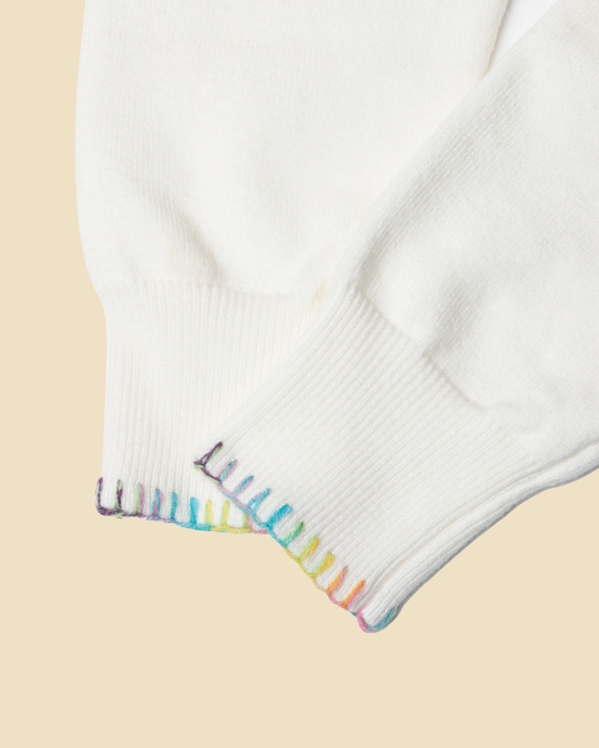 Rainbow Trim Cardigan
