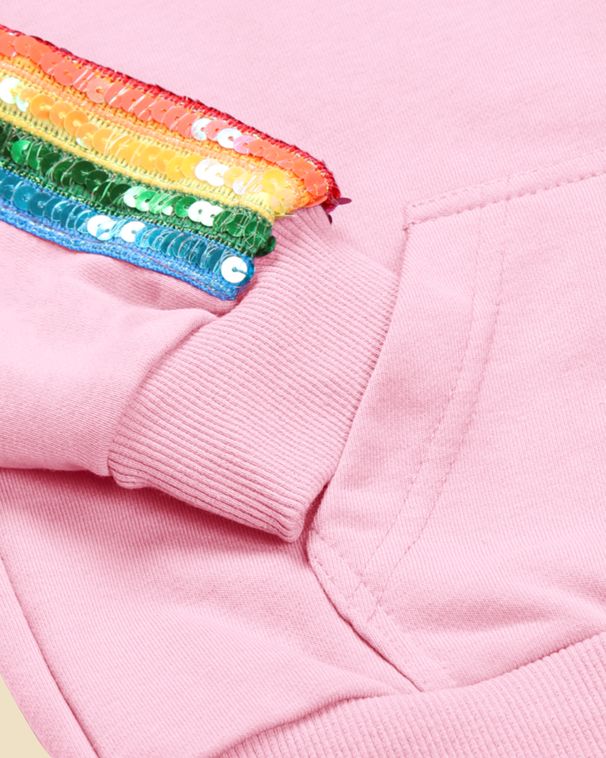 Rainbow Sequin Tracksuit Set