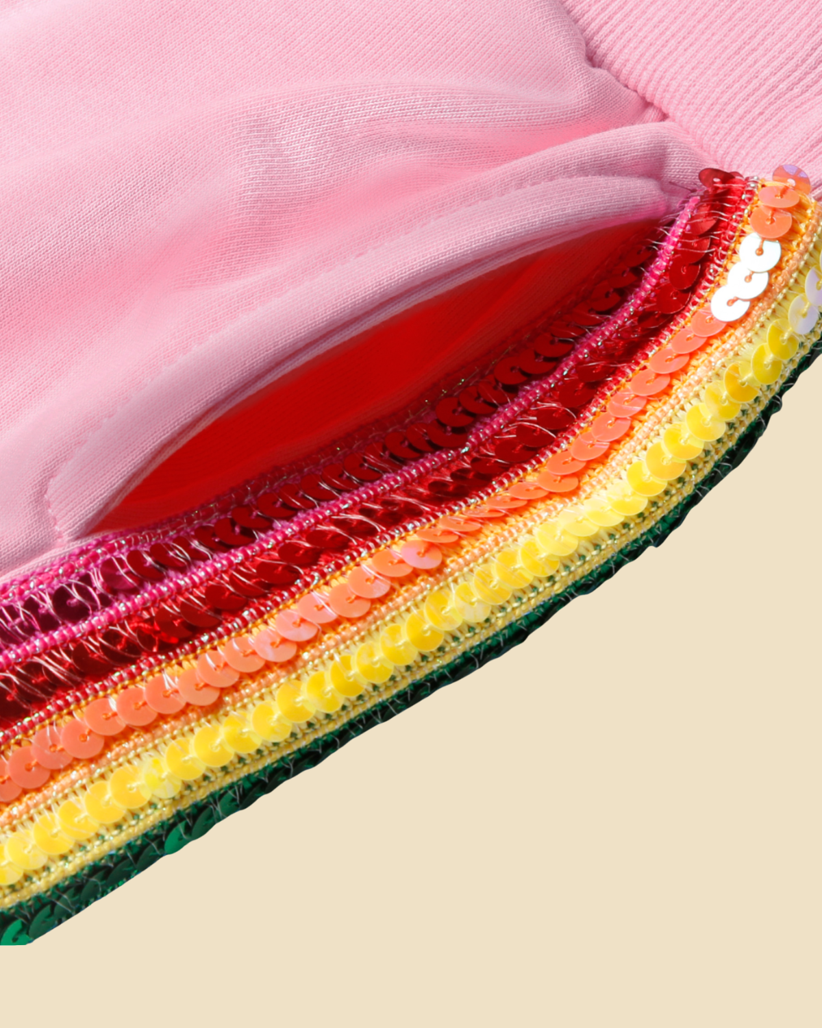 Rainbow Sequin Tracksuit Set