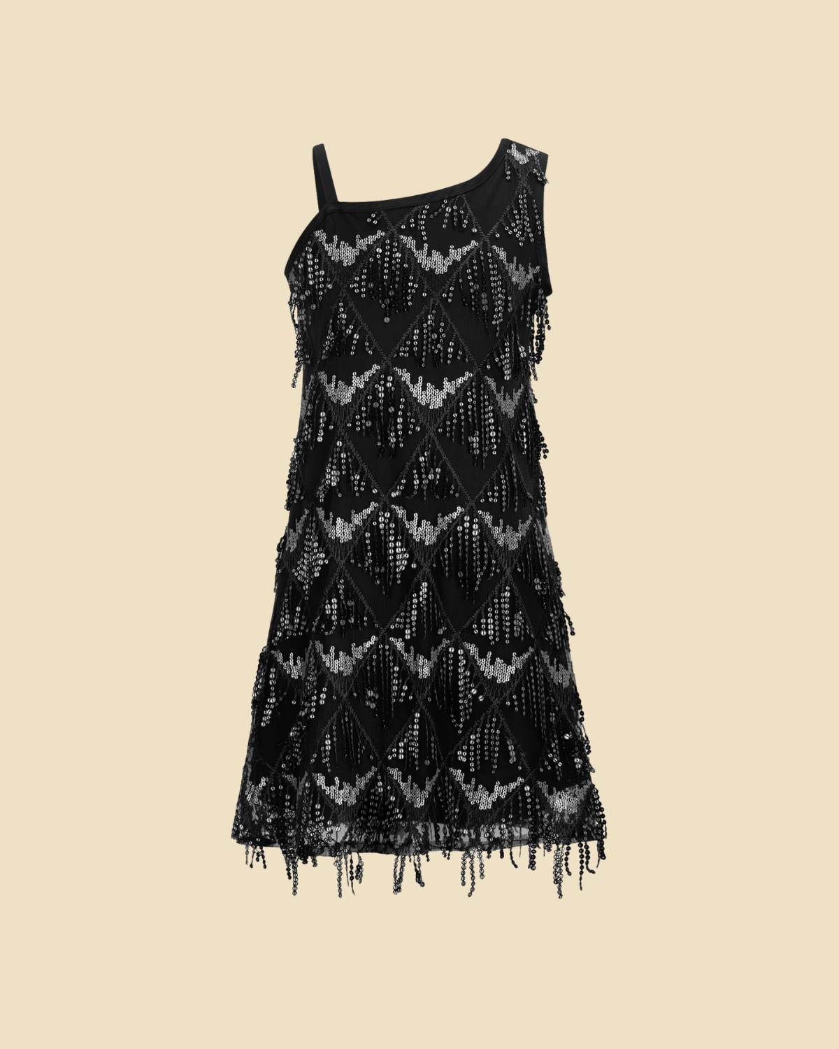 Sequin Fringe Dress