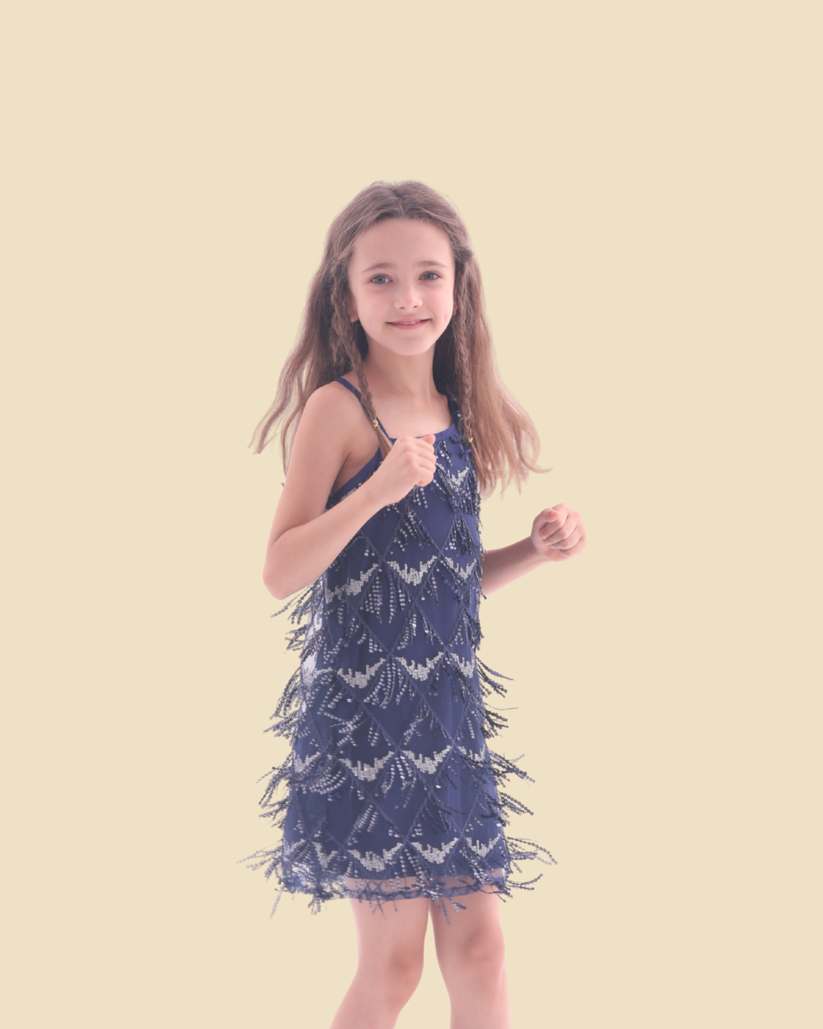 Sequin Fringe Dress