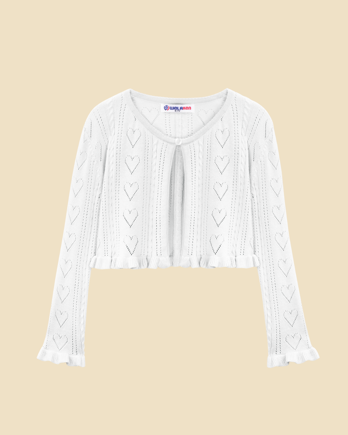 Knit Heart Shrug