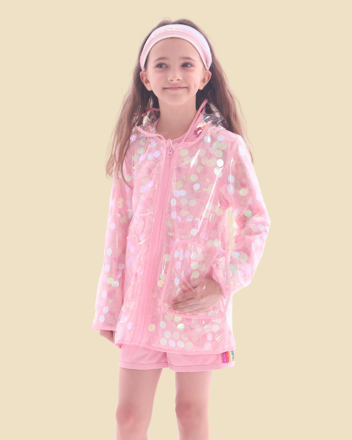 Sparkle Sequin Rain Jacket