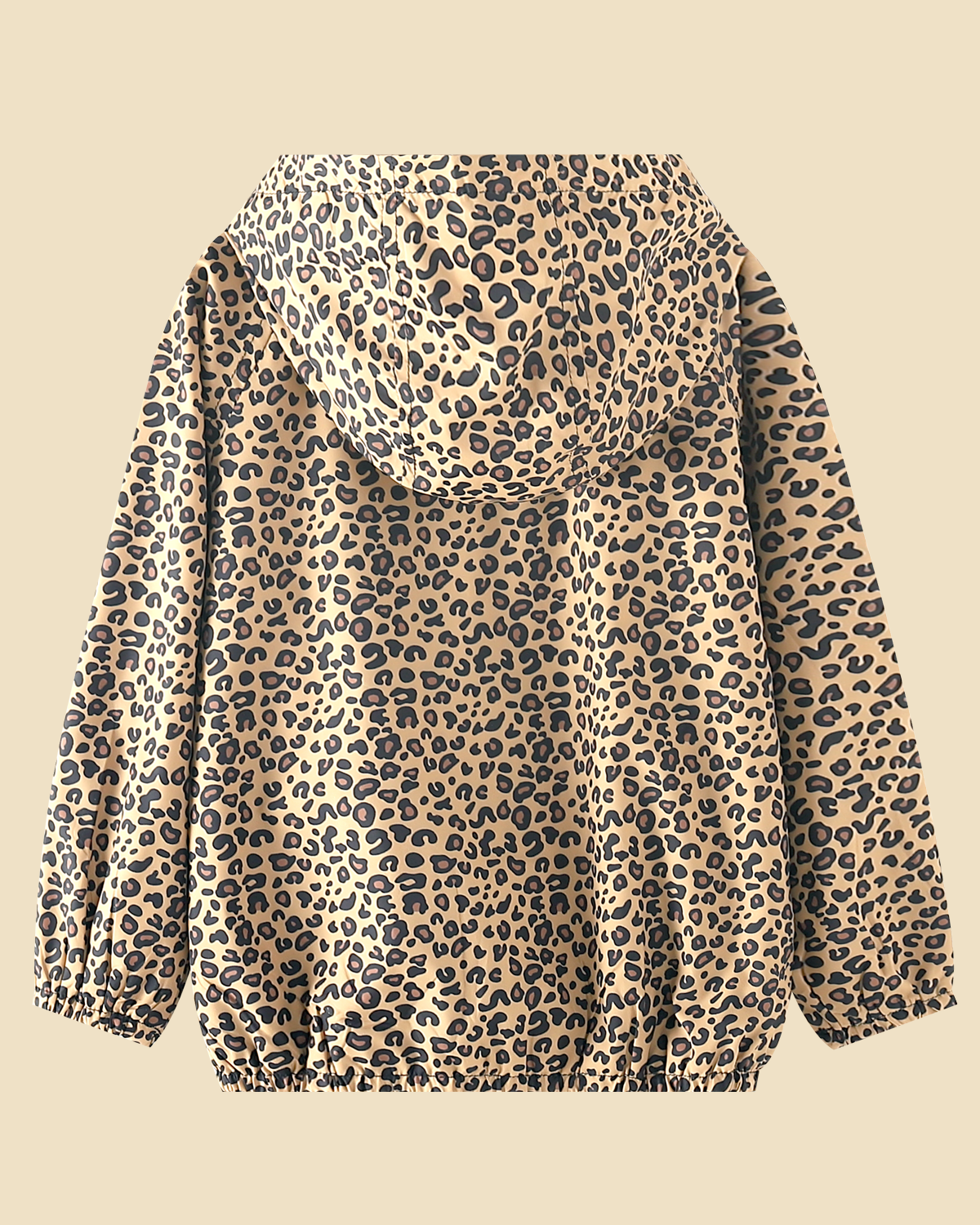 Girls' Lightweight Water-Resistant Hooded Jacket