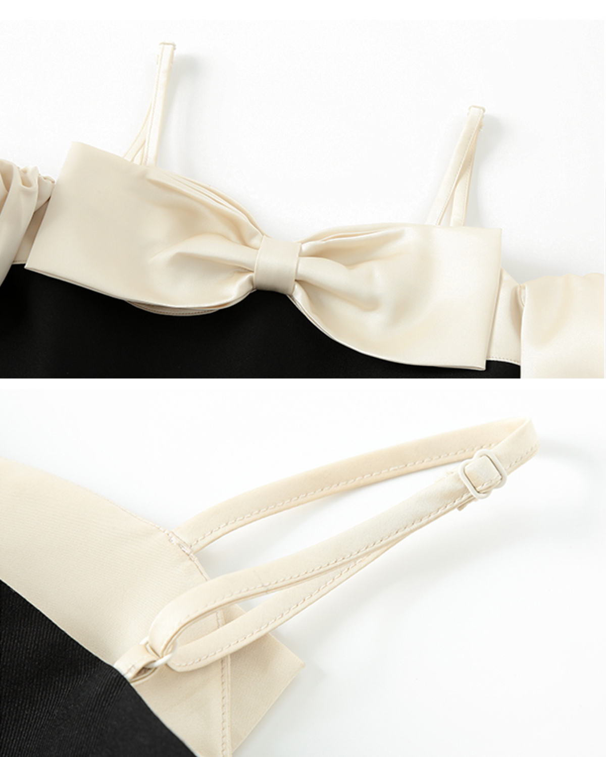 Girls' Puffy Sleeve Strappy Dress
