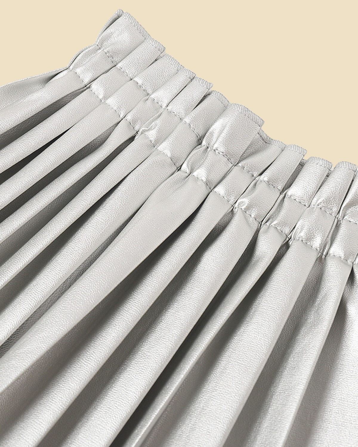 Swing into Style: Girls' Faux Leather Pleated Skirt