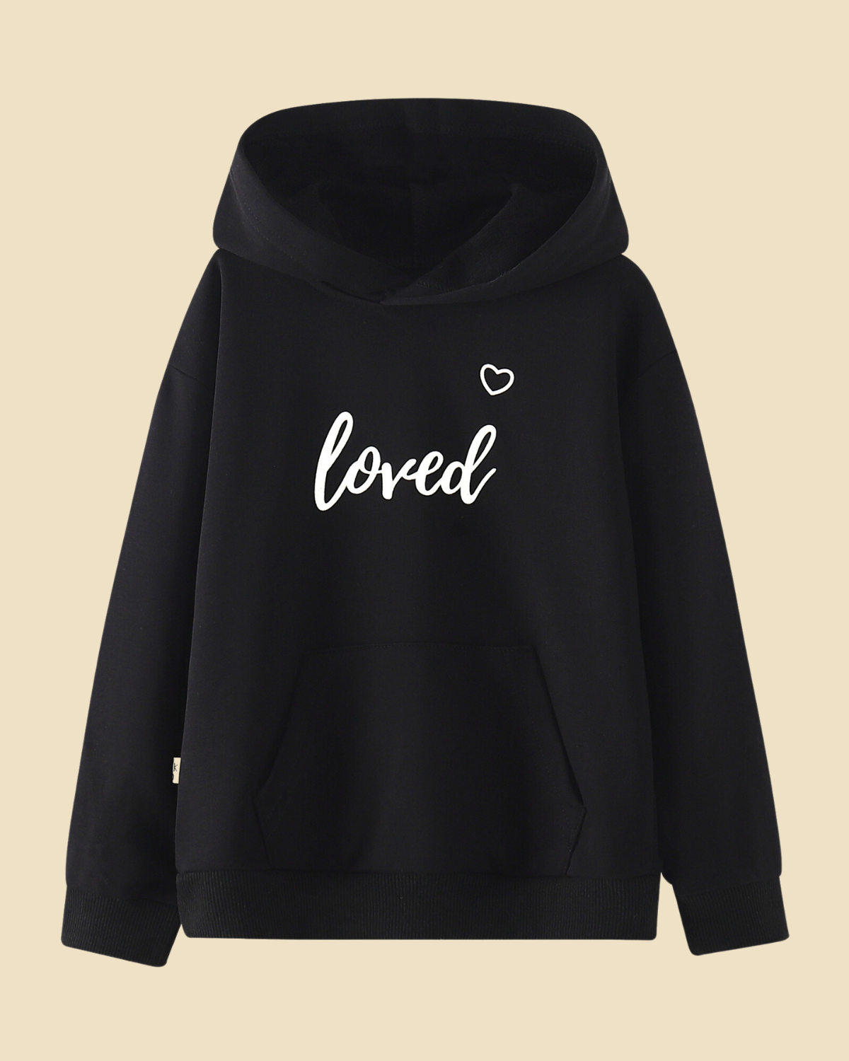 Love Letters Printed Hooded Sweatshirt