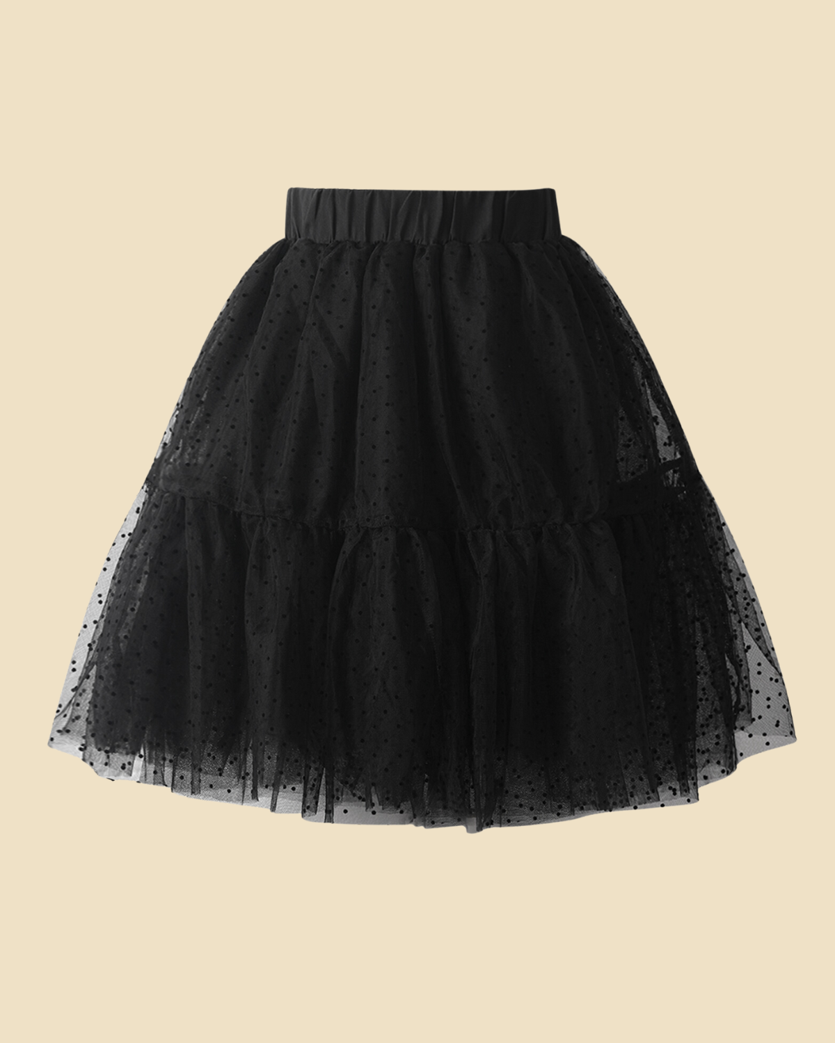 Polka Dot Princess: Girls' Puffy Tulle Skirt