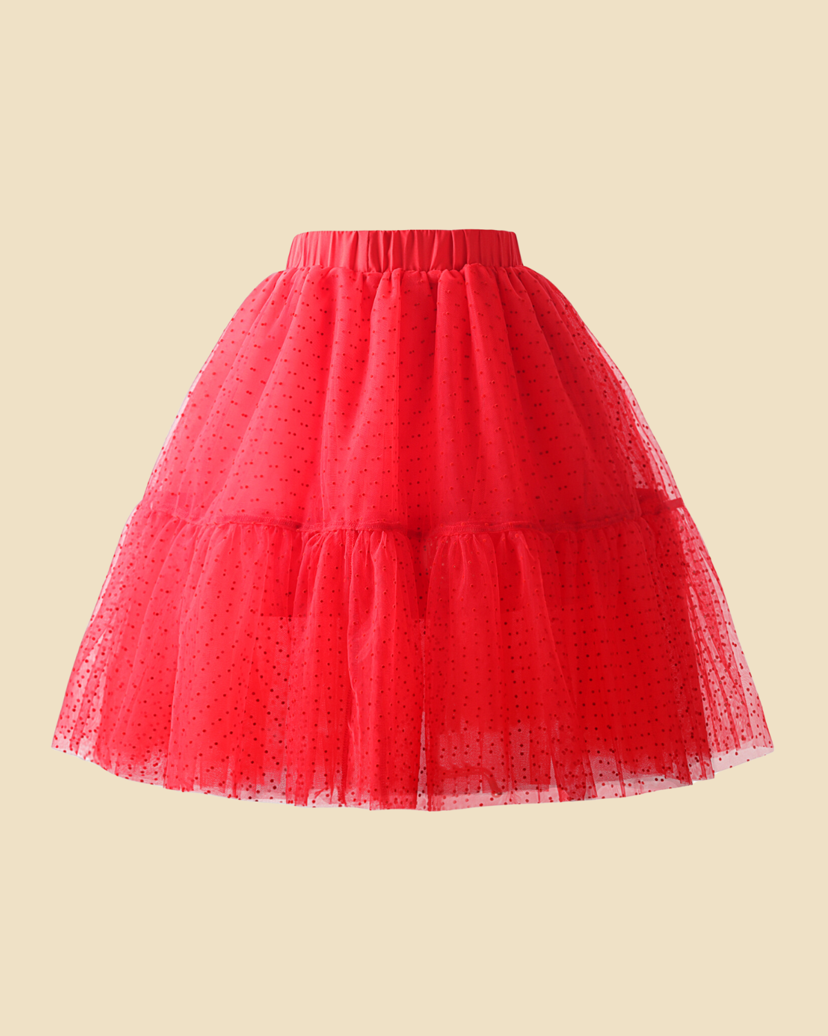 Polka Dot Princess: Girls' Puffy Tulle Skirt