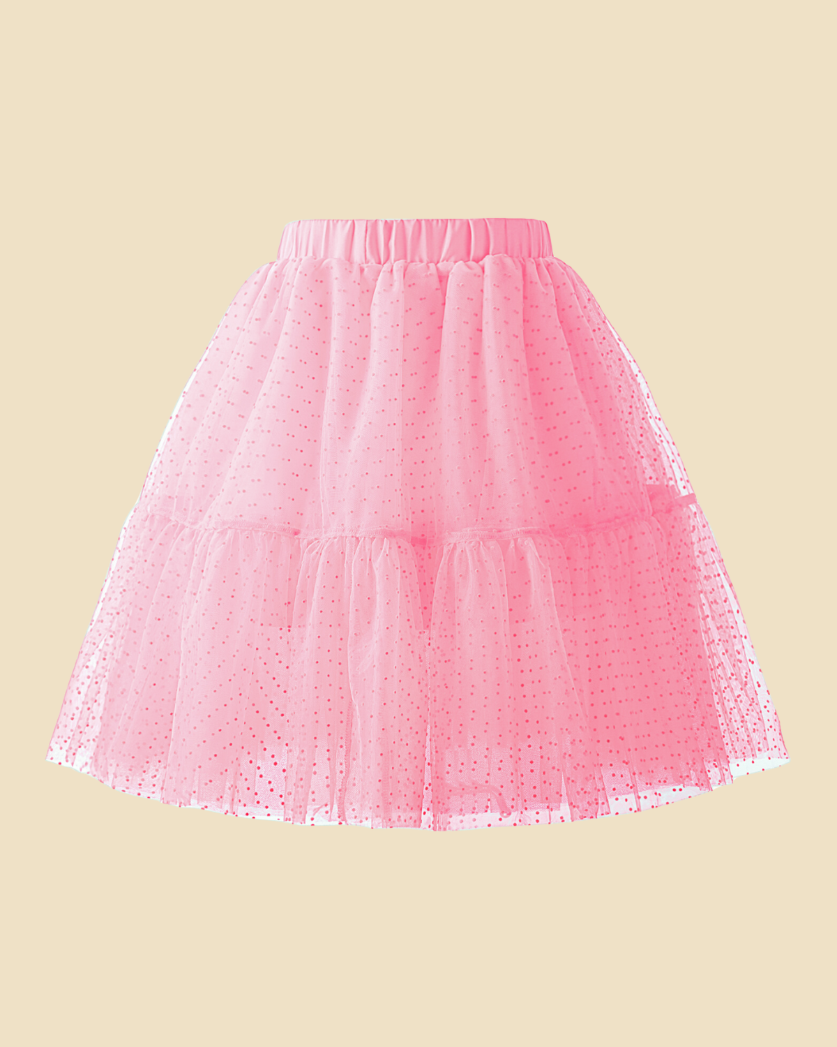 Polka Dot Princess: Girls' Puffy Tulle Skirt