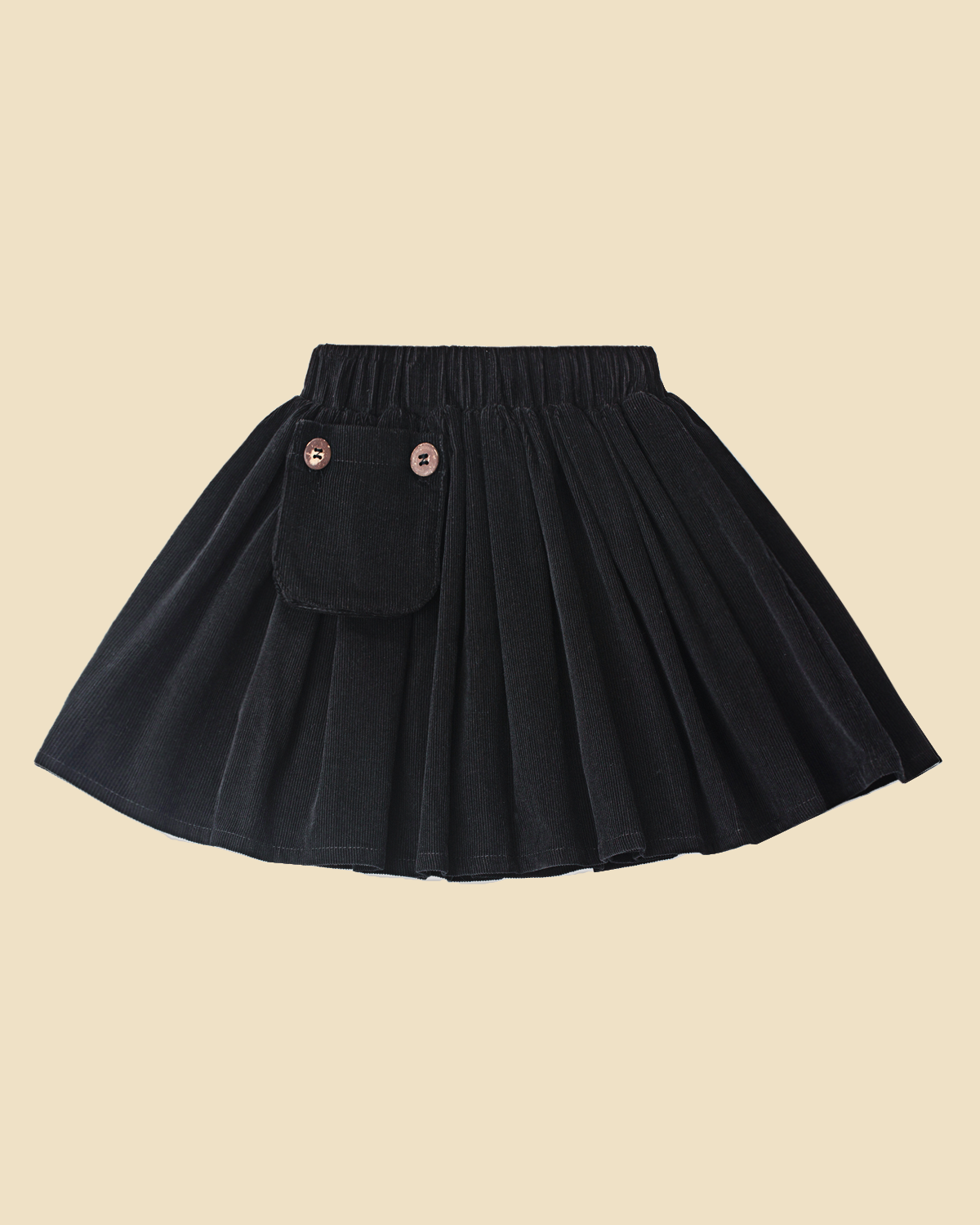 Stylish in Every Twirl: Velvet Mini Skirt for Girls