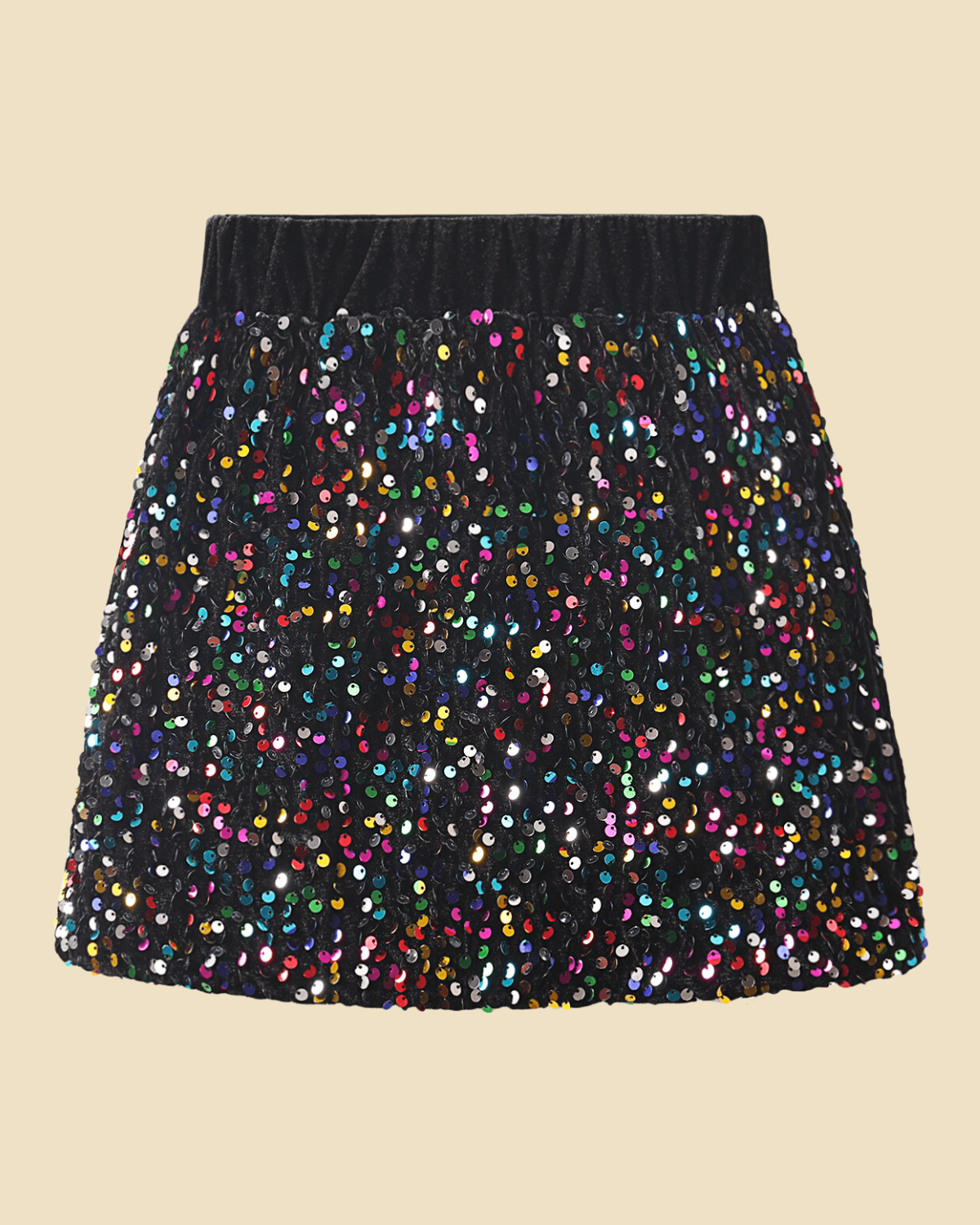 Girl's Sparkly Mini Pencil Skirts