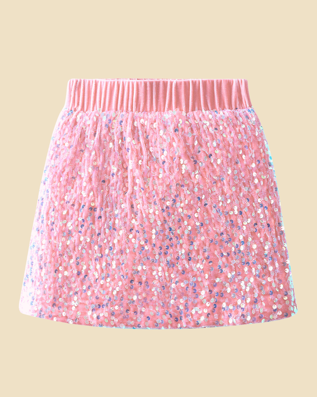 Girl's Sparkly Mini Pencil Skirts