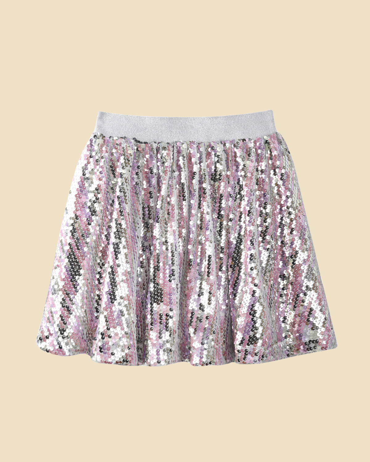 Girls Sequin Mini Skirt