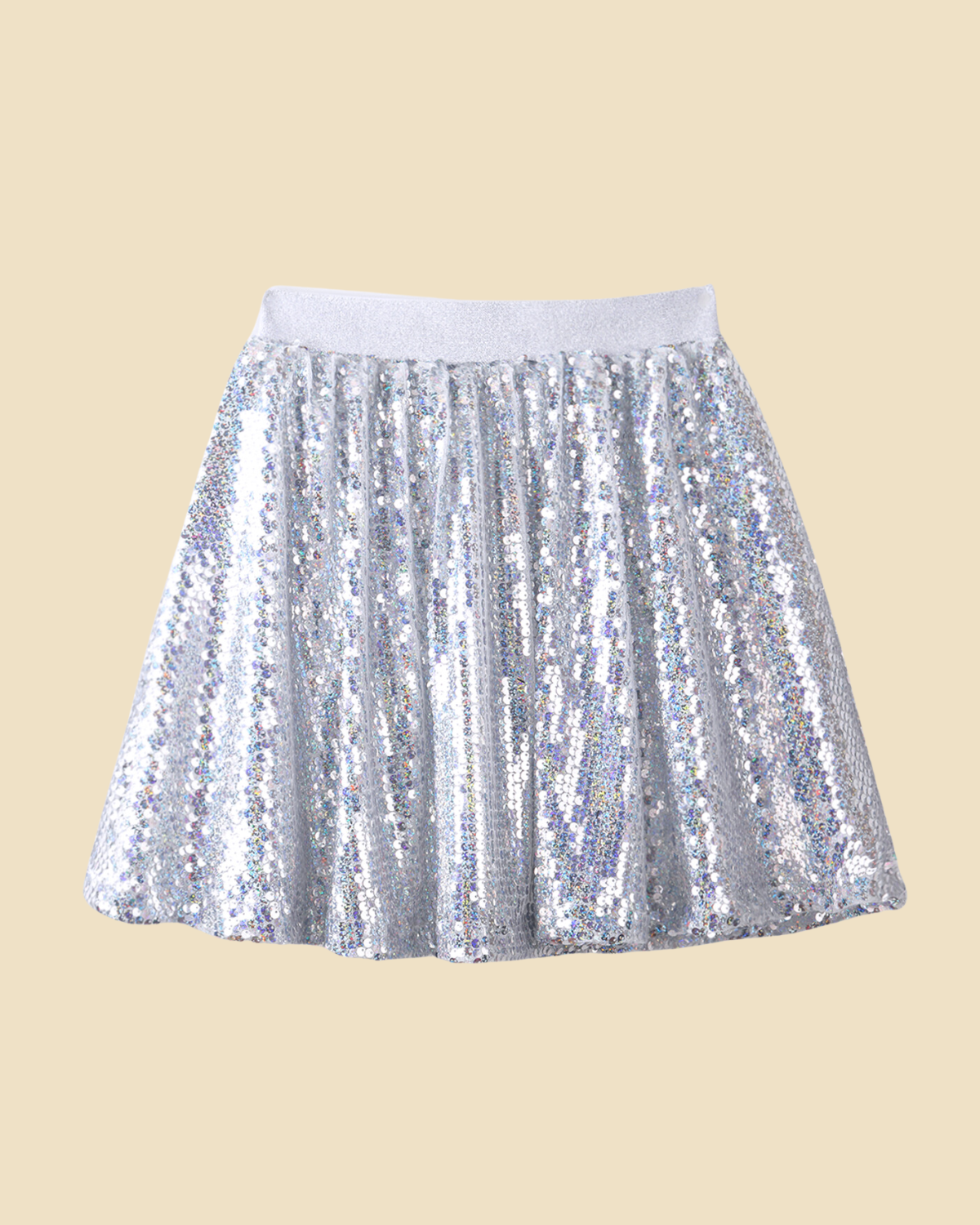 Girls Sequin Mini Skirt